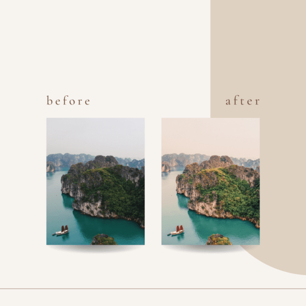 Vietnam authentic presets before after